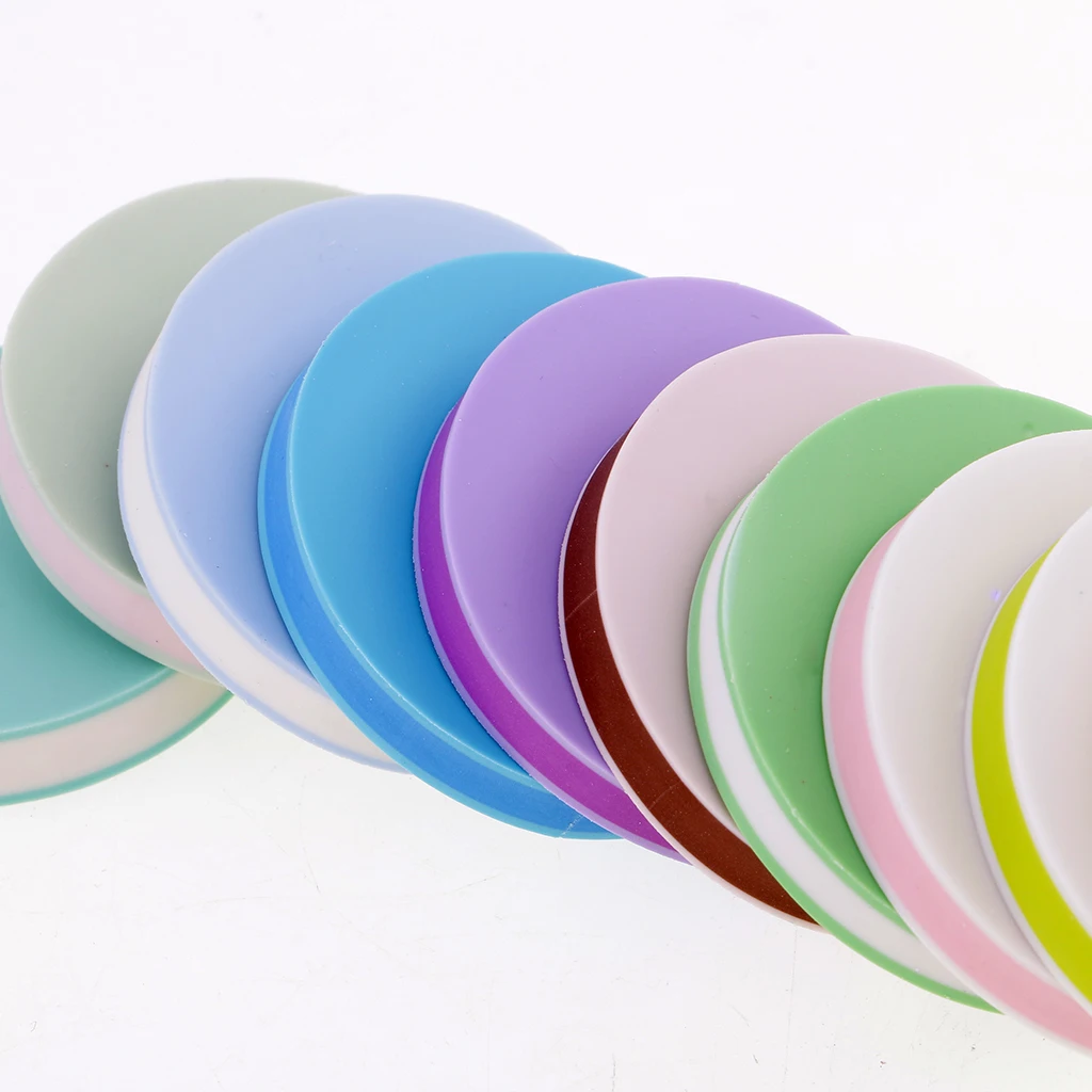 13pcs Colorful Round Rubber Stamp Carving Blocks for DIY Stamps Crafts Hobbies 5x0.8cm | Дом и сад
