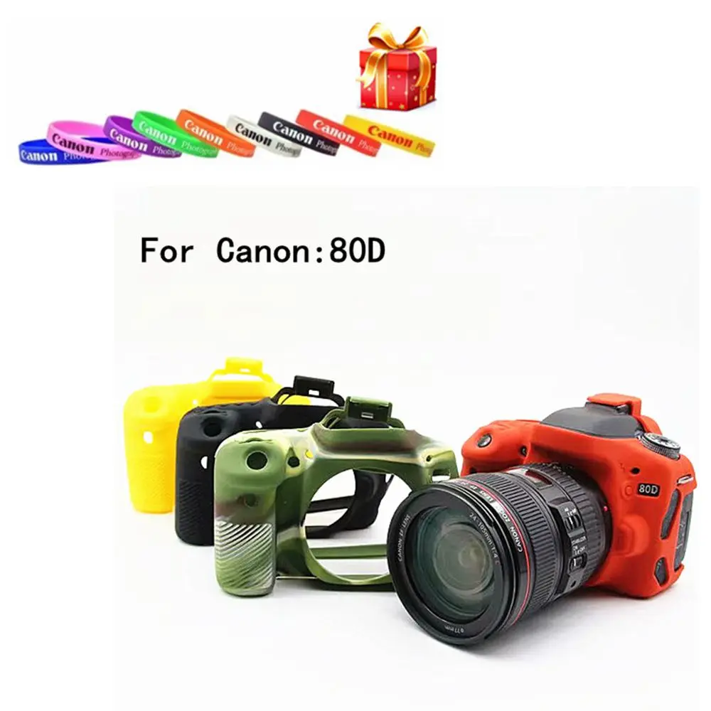 Сумка для видеокамеры Nice Camera для Canon 80D силиконовый чехол резиновый защитный чехол для корпуса кожи on.