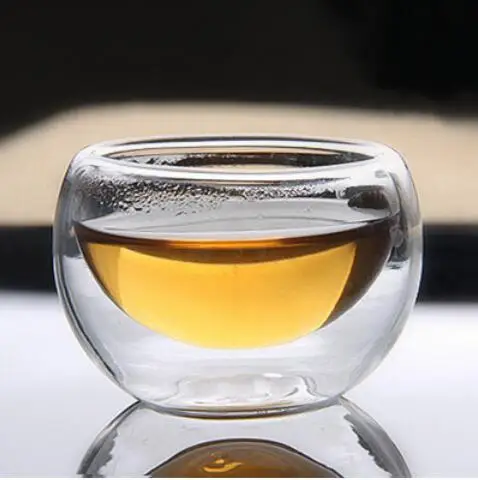 50 мл чайная чашка с двойными стенками и фильтром набор термостойкая посуда для