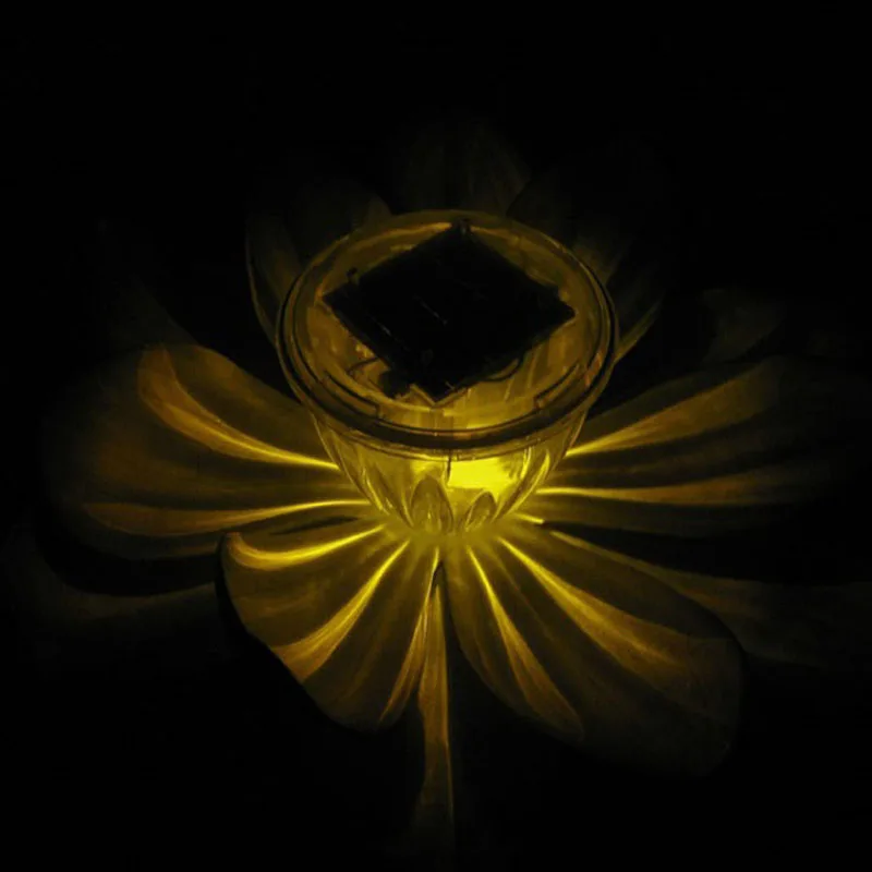 買取 10 個の Led ソーラー蓮水ランタン防水フロートライト LED フローティング庭の池プール希望する夜の光 ZA5596