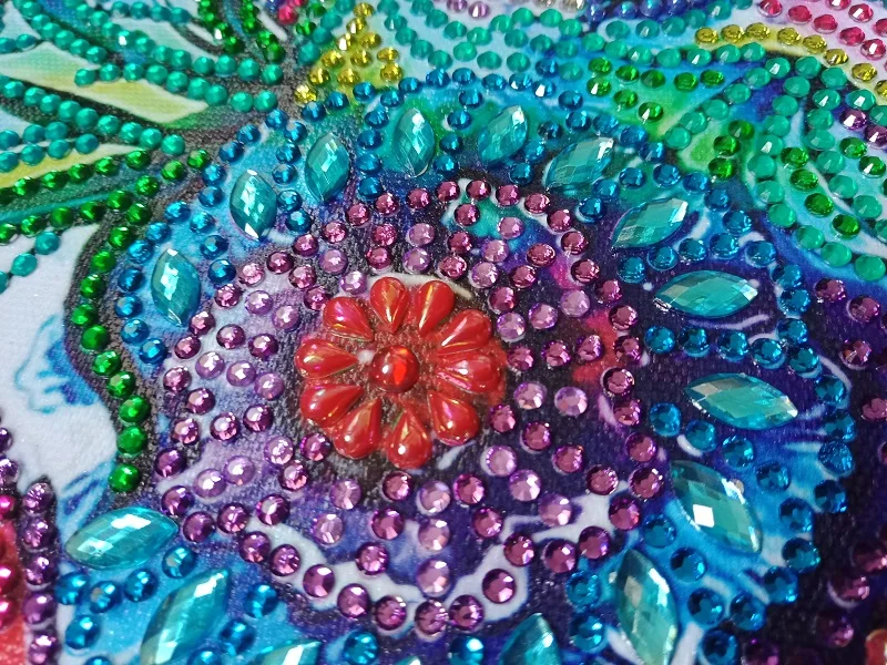 5D DIY Алмазная картина особой формы, бабочка, цветок, Череп, вышивка крестиком, стразы, мозаичные наборы, домашний декор для стен
