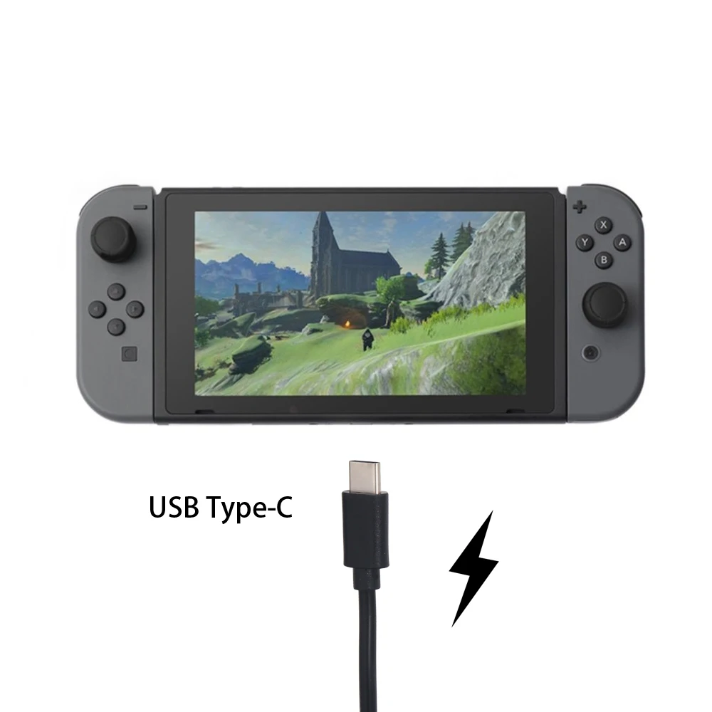 1 8 м зарядка через USB кабель для Nintendo Switch NS NX игровой консоли данных Зарядное