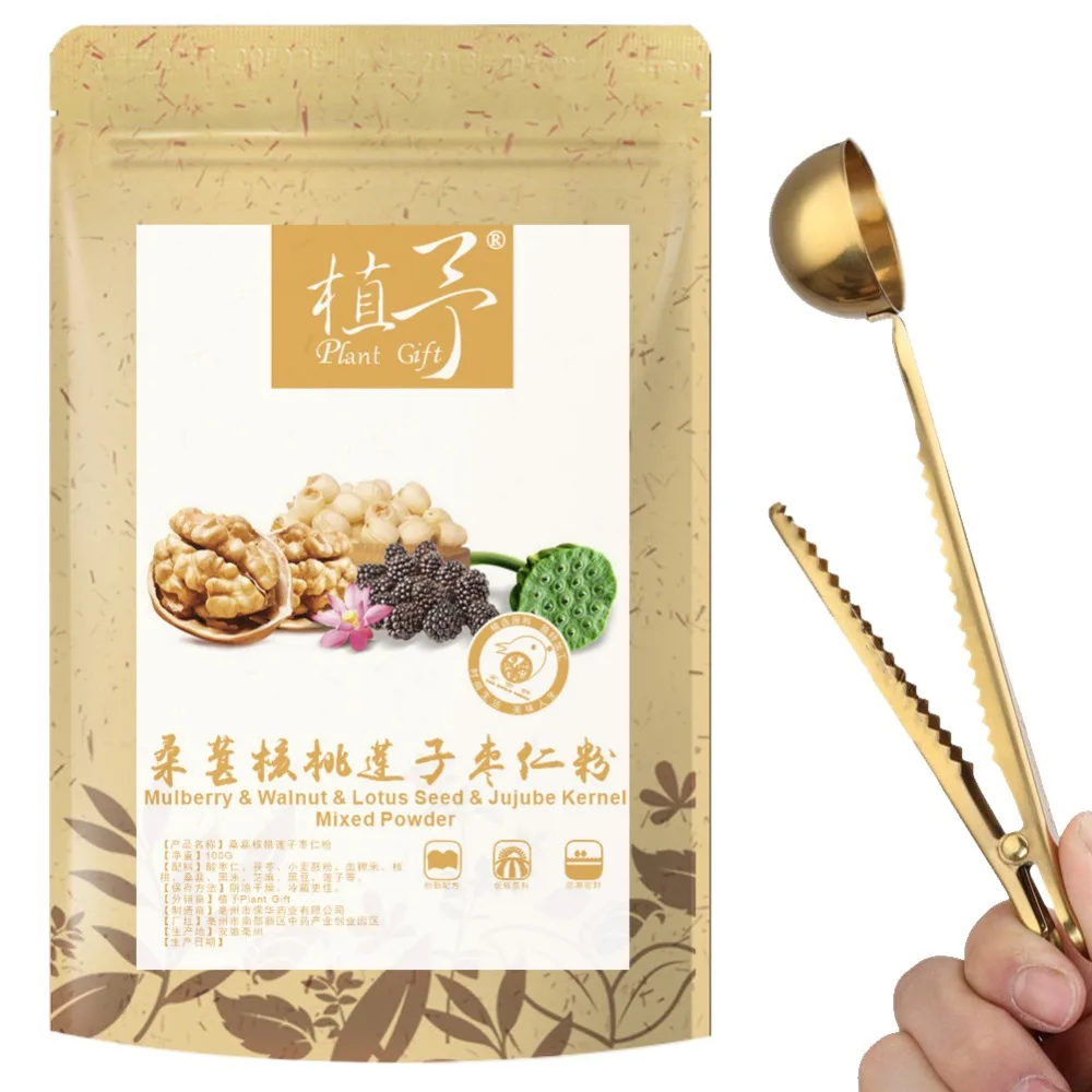 100% Pure Natural Plant mulberry &amp Walnut lotus seed jujube kernel mixed powder Face Film Materials Antioxidant 100g | Красота и
