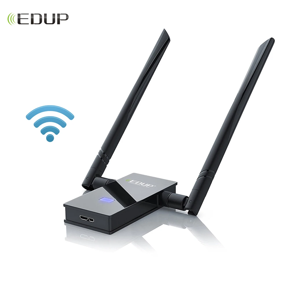 EDUP 5 ГГц usb Wi Fi Беспроводной адаптер высокое Скорость 3 0 Мбит/с hign усиления 2 * 6dbi