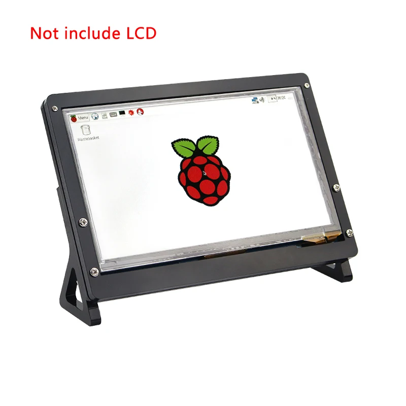7 дюймов Сенсорный экран акриловый чехол черный Кронштейн для Raspberry Pi 3 Model B ЖК