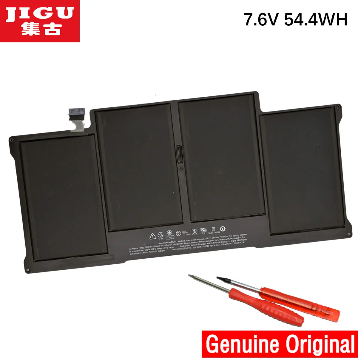 JIGU A1496 Оригинальный аккумулятор для ноутбука APPLE MacBook Air 13 &quotA1466 2013/2014 MD760LL/A MD761CH/A 7 6