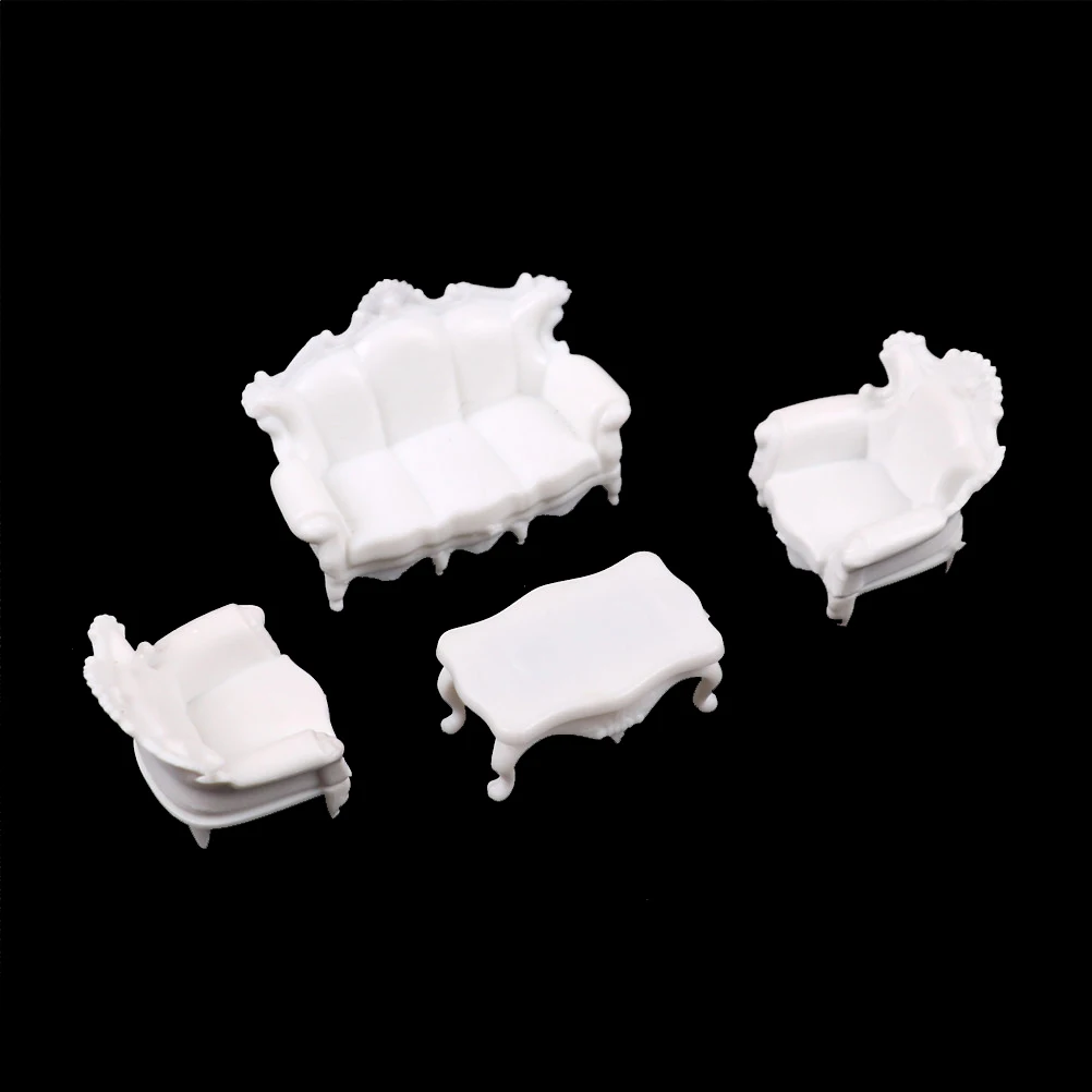 Набор пластиковых мебельных принадлежностей для кукольного дома Диванный диван