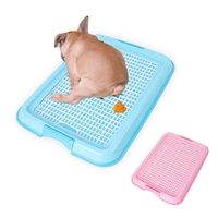 plastic indoor dog toilet tray pet dog puppy poop litter box mat cat dog wc toilet training accessories pet supply 48x36cm