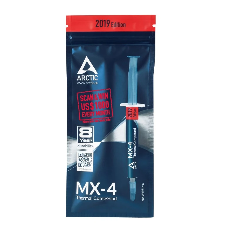 ARCTIC MX 4 4g новый Термальность смазочная паста Компаунд силиконовый скребок