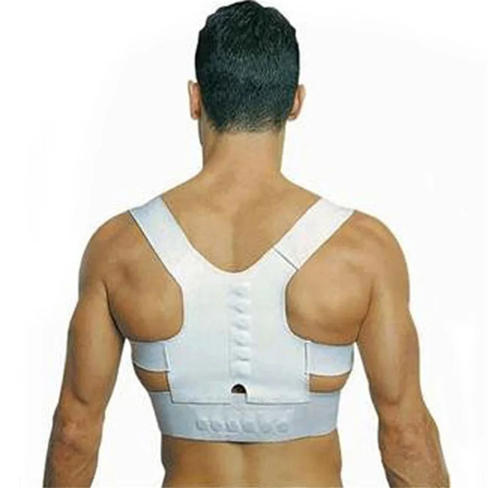 

Unisex Magnetic Lower Back Shoulder Posture Corrector Support Belt Straighten Brace Adjustable Corset Orthopaedic Pain Relief