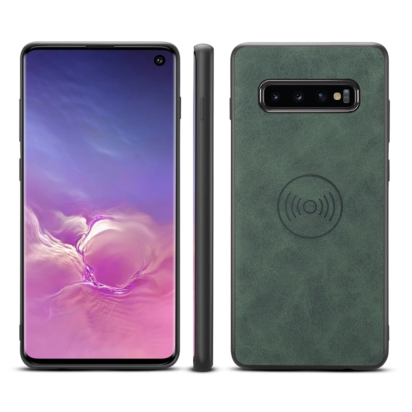 Кожаный чехол на магните для samsung Galaxy S10e 6,5 дюймов поглощения автомобильный подставка для держателя для samsung S10 6,1 дюймов S10 плюс 6,4 дюймов