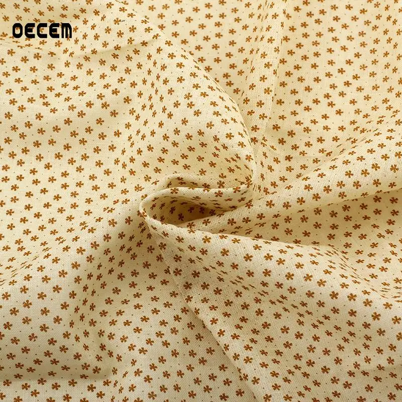 Дом ремесел хлопок Ткань цветочным набивным рисунком стежка для DIY лоскутное