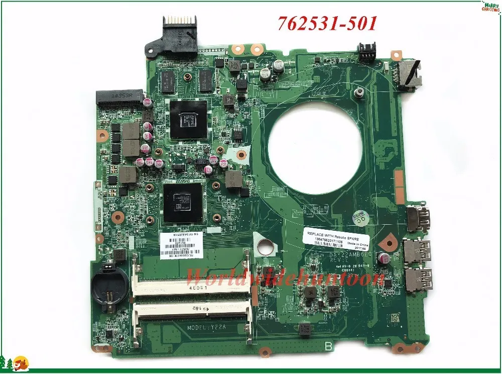 Высокое Качество MB 762531 501 для HP Pavilion 15 P серия материнская плата ноутбука DAY22AMB6E0 REV:
