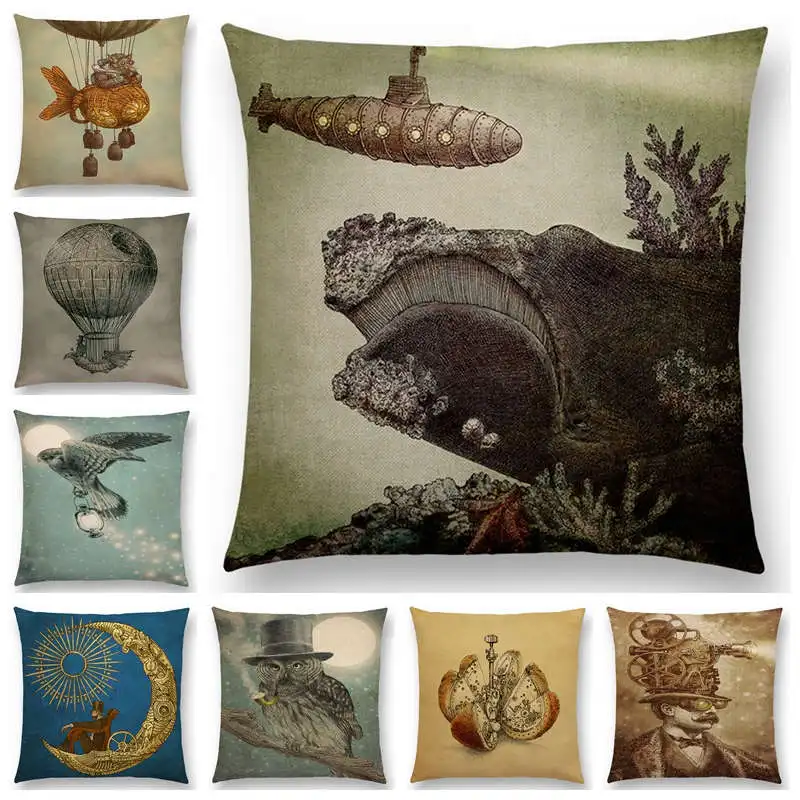 Горячая Распродажа винтажный стиль воздушный шар подводная лодка телескоп