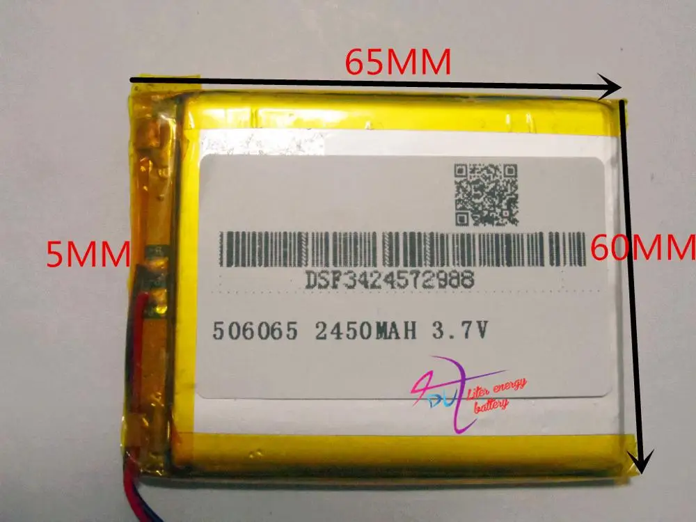 Аккумулятор для планшета 3 7 в литий-полимерная батарея 506065 а не MP5 GPS мобильный
