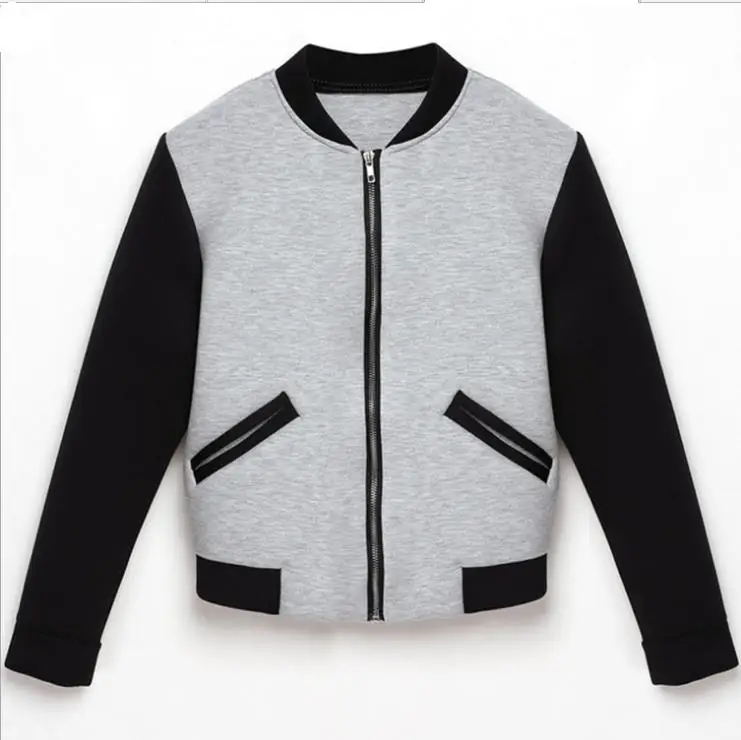 Куртки и пальто 2021 на весну осень модная куртка бомбер Топы для женщин из кусков