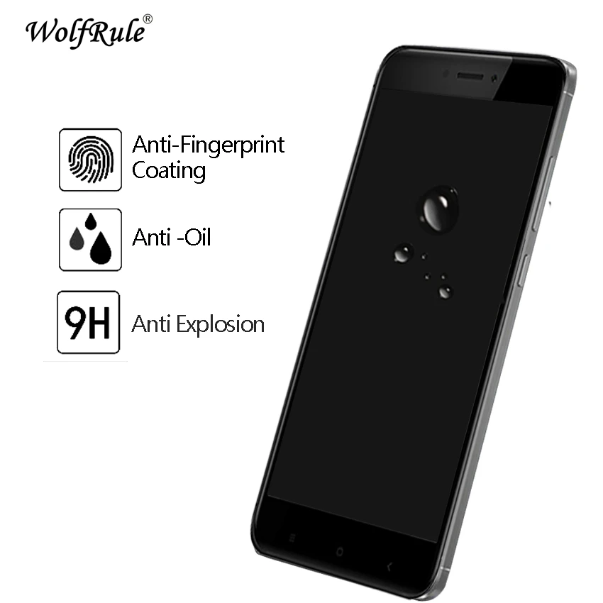 WolfRule 2 шт Стекло для Xiaomi Redmi 4X защита экрана закаленное стекло против царапин