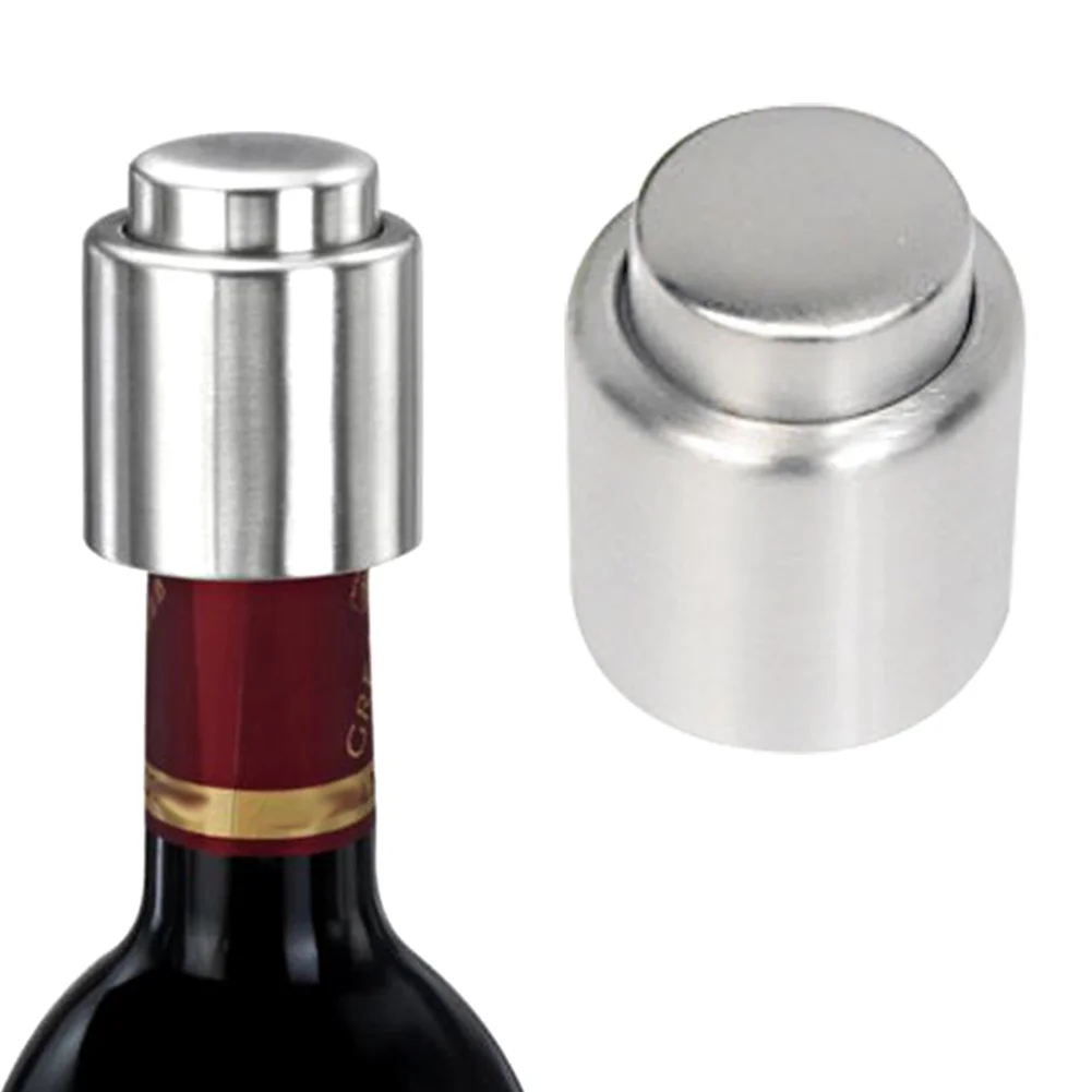 New Handy Stainless Steel Vacuum Wine Bottle Stopper Plug Cap Pump Sealer XOA88 | Дом и сад
