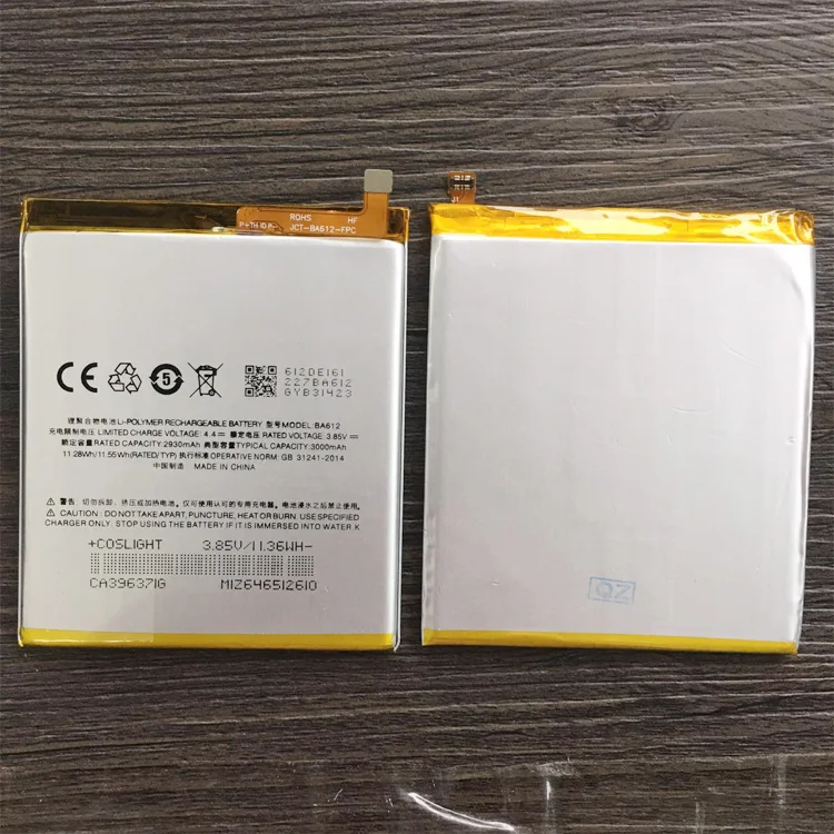 

BA612 Battery For Meizu 5S M5S M612Q M612M Battery 3000mAh With Tracking Number