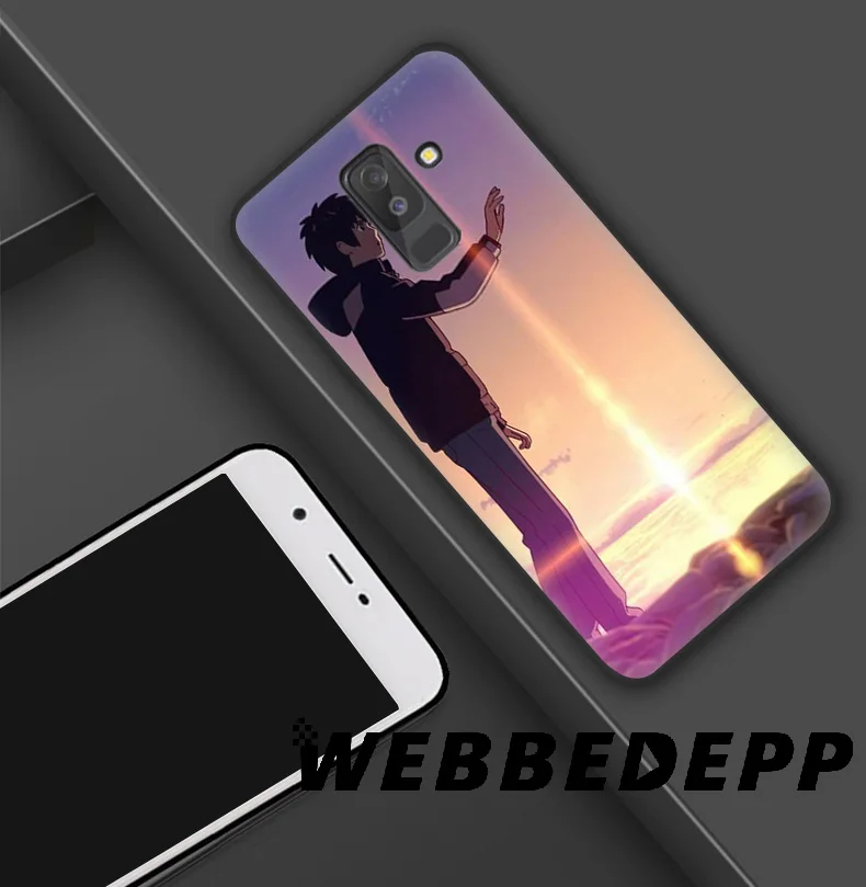 WEBBEDEPP Your Name Soft TPU Silicone Case for Samsung Galaxy S10 S10e S9 S8 Plus S7 S6 Edge &amp J6 |