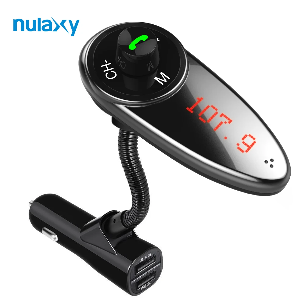 Автомобильный MP3 плеер Nulaxy Bluetooth fm передатчик Hands free автомобильный комплект радио