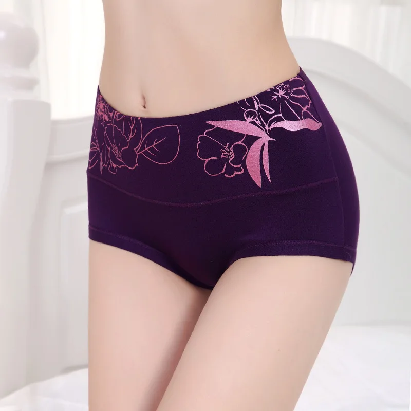 Нижнее белье женское нижнее из бамбукового волокна с высокой талией|sexy underwear women