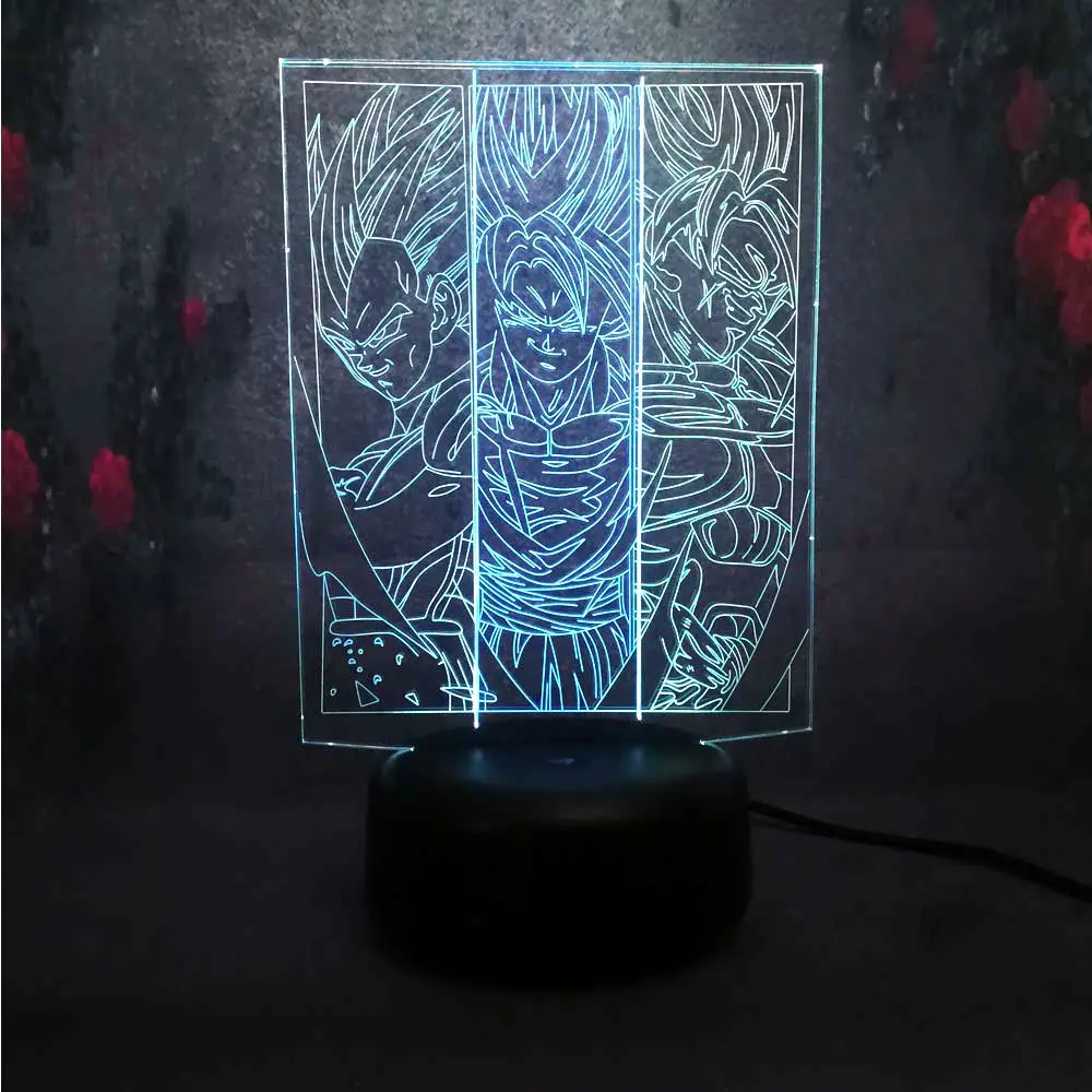 Новый Онлайн 3D лампа смешанного цвета LED сенсорный RC пульт дистанционного