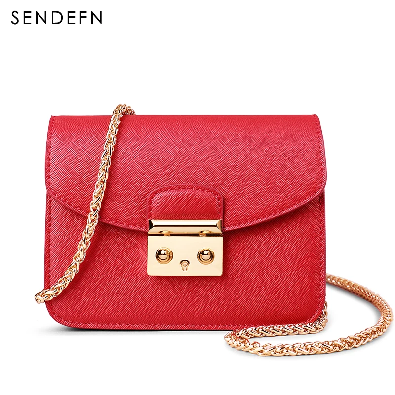 Sendefn марка качество женщины сумки кожа messenger мода мешки плеча дамы женщин crossbody