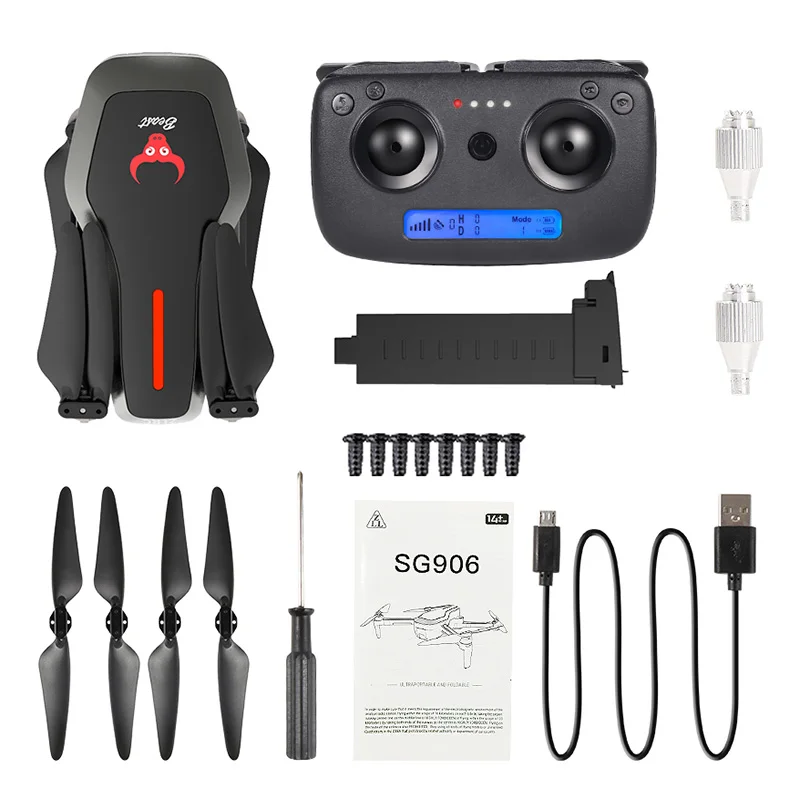 SG906 GPS RC Дрон 5G WIFI FPV с 4 K/1080 P Ультра прозрачная камера бесщеточный селфи складной