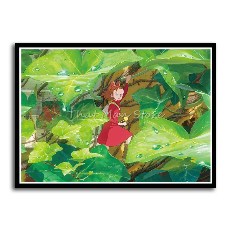 Секретный мир Arrietty плакат ясное изображение наклейки на стену украшение дома