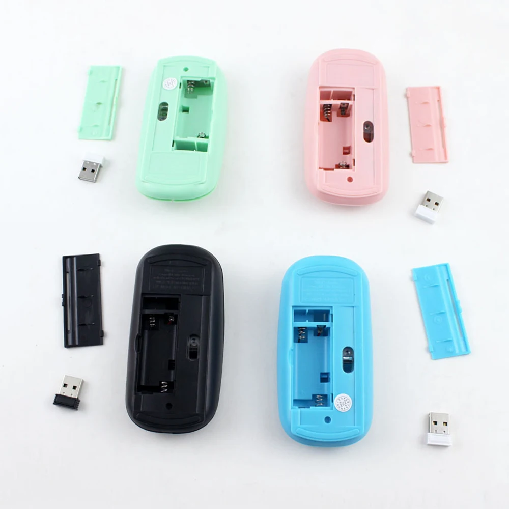 Беспроводной игровой коврик для мыши комбо Ультратонкий USB 2 4G приемник мышь