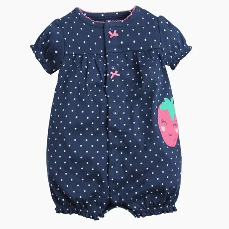 Комбинезоны и цельная детская одежда хлопковые короткие летние комбинезоны для