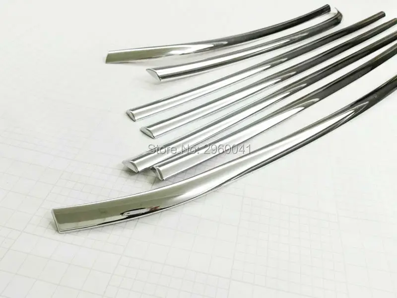 Для Land Rover Range Evoque 2011 2016 7 шт. ABS Chrome Нижняя Оконной Рамы Подоконник Крышка Отделка