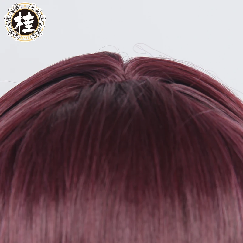 UWOWO Scathach парик Fate/большой заказ волос темно красный 90 см длинный прямой