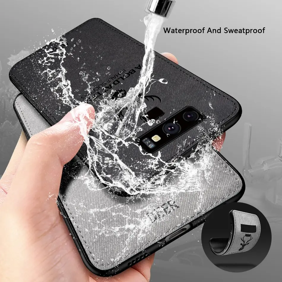 Для Samsung Galaxy J330 J530 J730 Euro 2017 J3 J5 J7 Elk Pattern Силиконовый ТПУ ткань текстура чехол для S9 S8