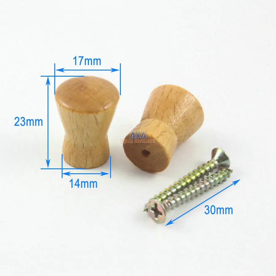 Деревянная ручка для ящика шкафа деревянная мебели 50 шт. 17 мм|furniture handle|cabinet knobs
