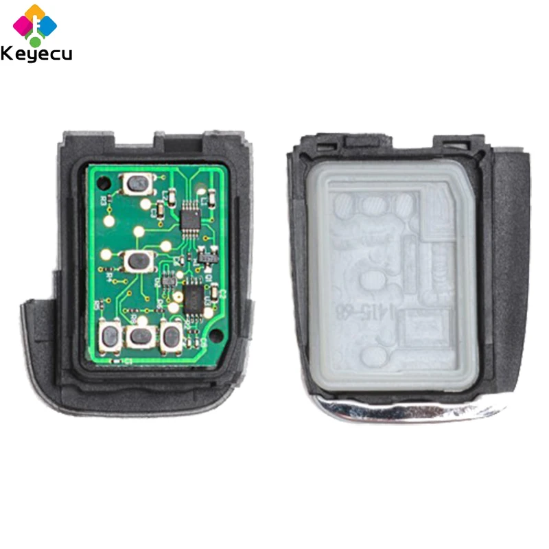 

KEYECU Replacement Flip Remote Key- 2+1/ 3 Buttons & 315MHz/ 433MHz & ID46 Chip- FOB for Pontiac G8 2008-2009 FCC ID: 0UC6000083