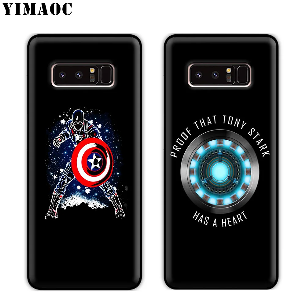 YIMAOC Мститель Капитан Америка мягкий силиконовый чехол для samsung Galaxy S10 S10e S9 S8 Plus S7 S6
