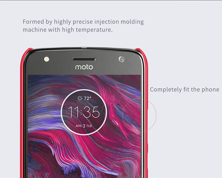 Для Motorola MOTO X4 чехол Nillkin матовый щит Жесткий Чехол для MOTO X4