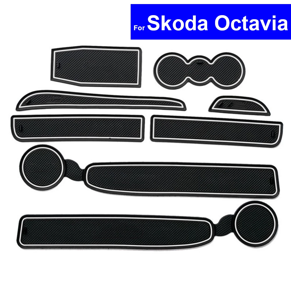 Коврики для автомобильных дверей коврики с держателем ковров Skoda Octavia 2007 2008 2009 2010