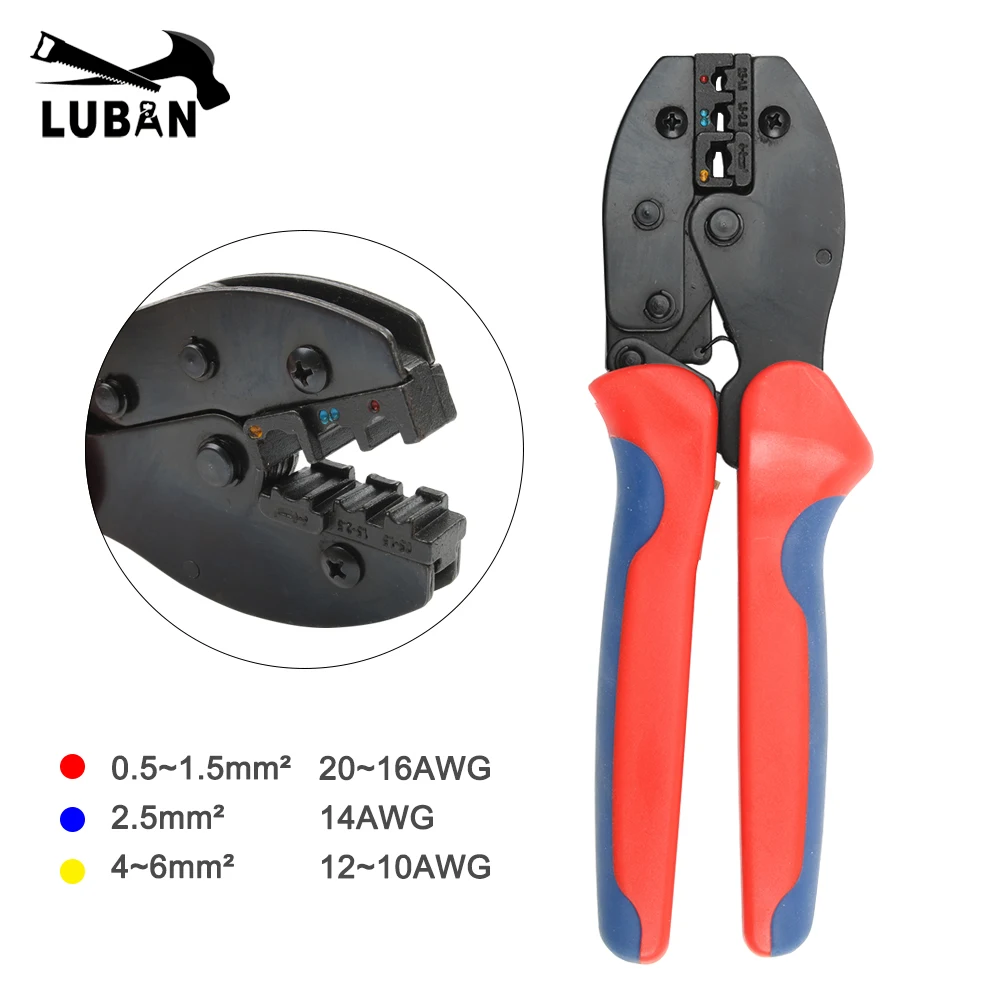 

LY-30J crimping tools pliers for 22-10 AWG 0.5-6.0mm2 of Insulated Car Auto Terminals & Connectors Crimping Plier wire