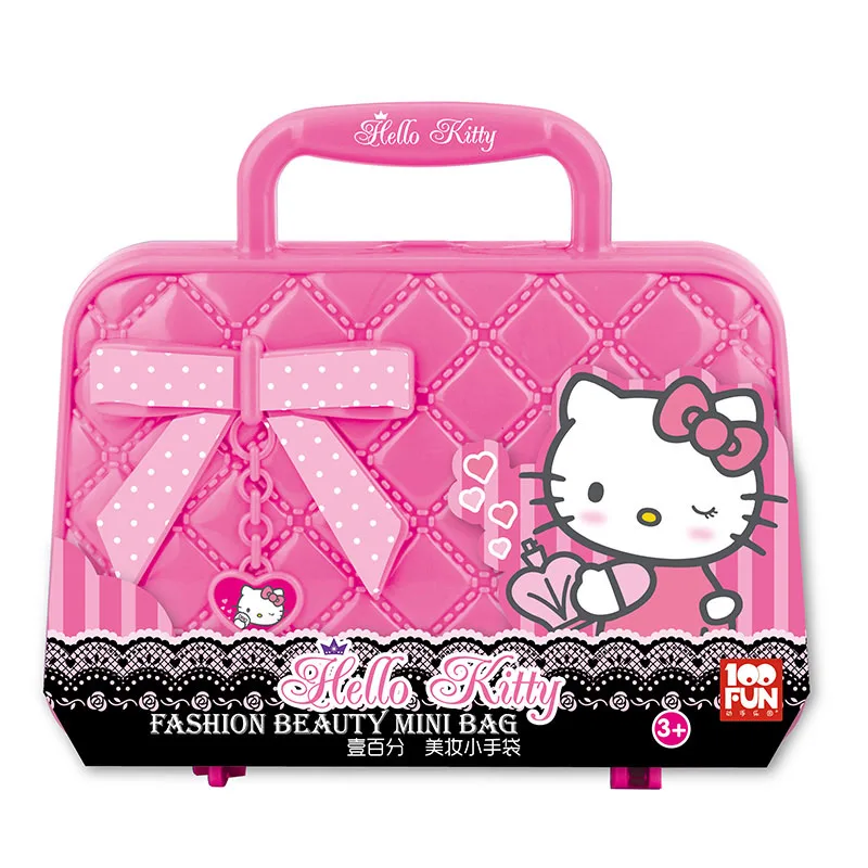 100FUN детские игрушки девочка косметический набор безопасность Принцесса Hello Kitty