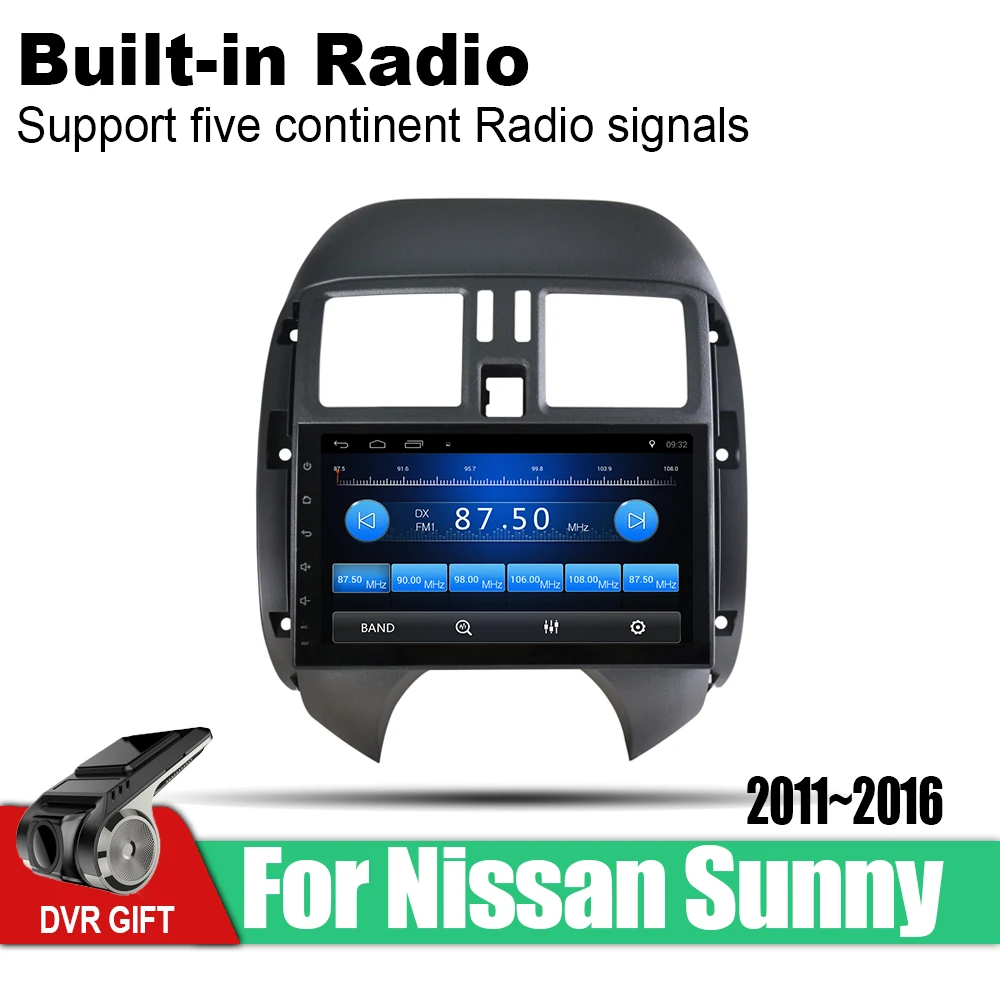 Автомобильный мультимедийный плеер для Nissan Sunny 2011 2016 аксессуары Android GPS