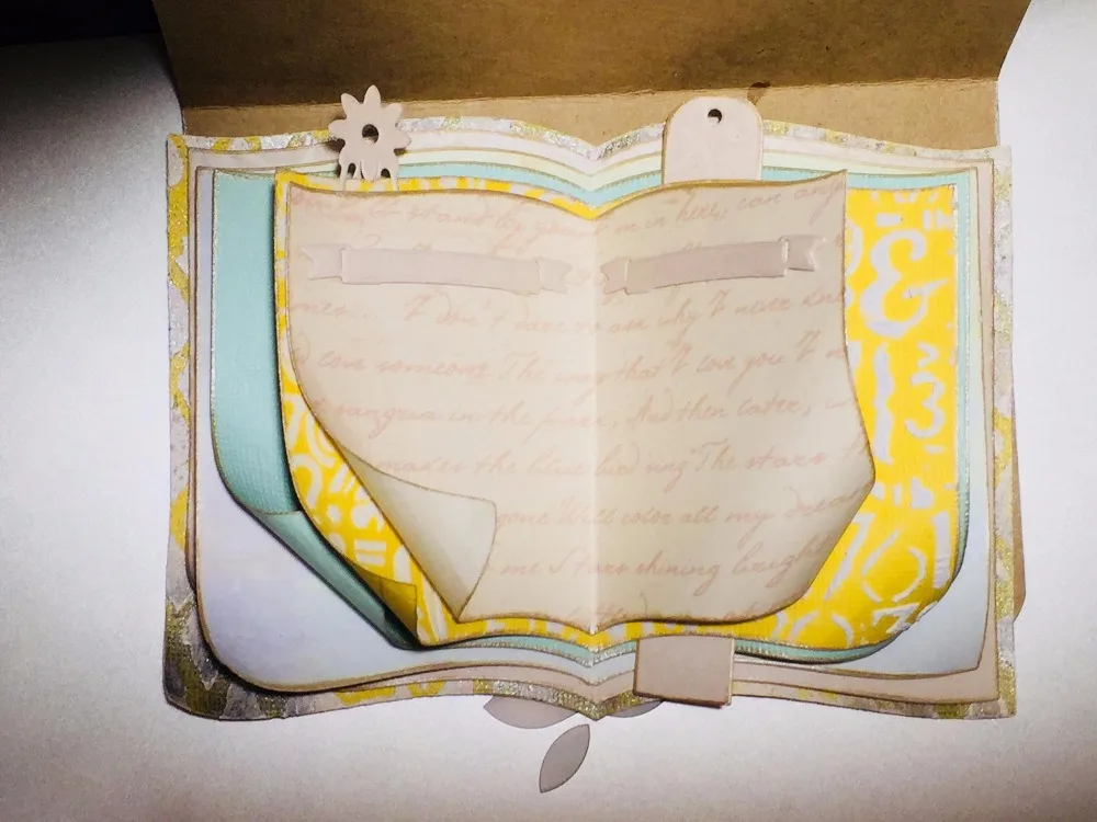 Ручная работа металлические режущие штампы дух рождественской книги Санты