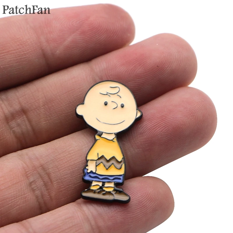 Patchfan собаки мультфильм цинкового сплава шпильки значки para рубашка сумка Одежда Кепка рюкзак броши для обуви Значки украшения A1834