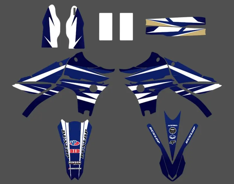 Графические и Фоновые наклейки наборы для Yamaha YZ450F YZF450 2010 2011 2012 2013 YZ 450F YZF 450|sticker