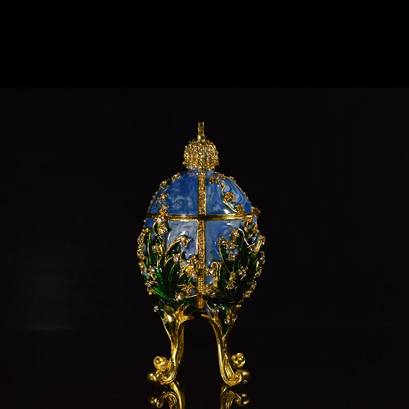 QIFU красивые и изысканные со стразами qifu faberge яйцо стиль винтаж домашний декор
