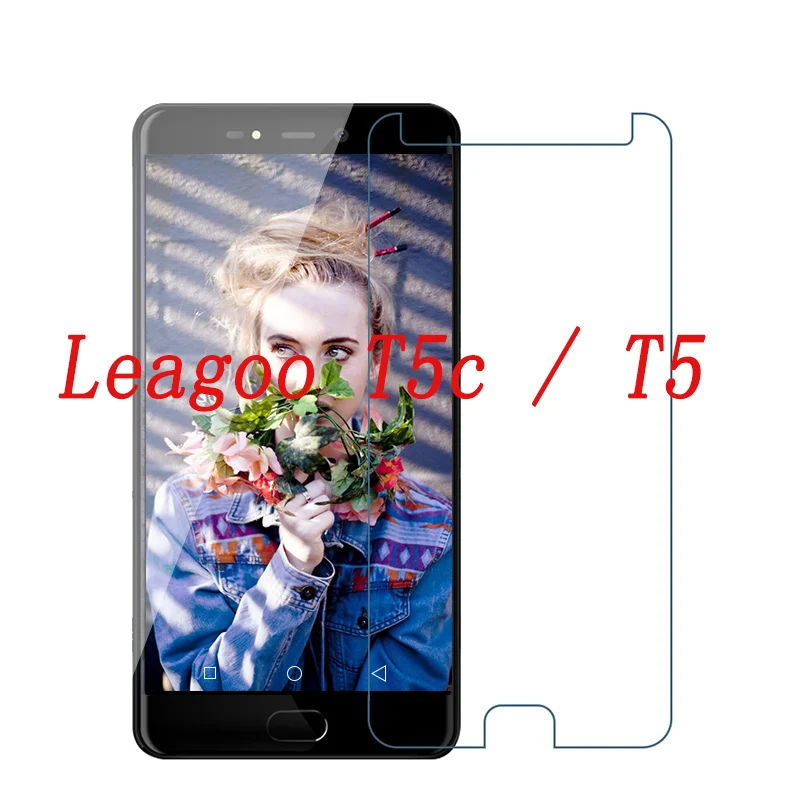2 шт. ультра тонкий новый для Leagoo T5c/T5 5 &quotЗакаленное стекло протектор экрана
