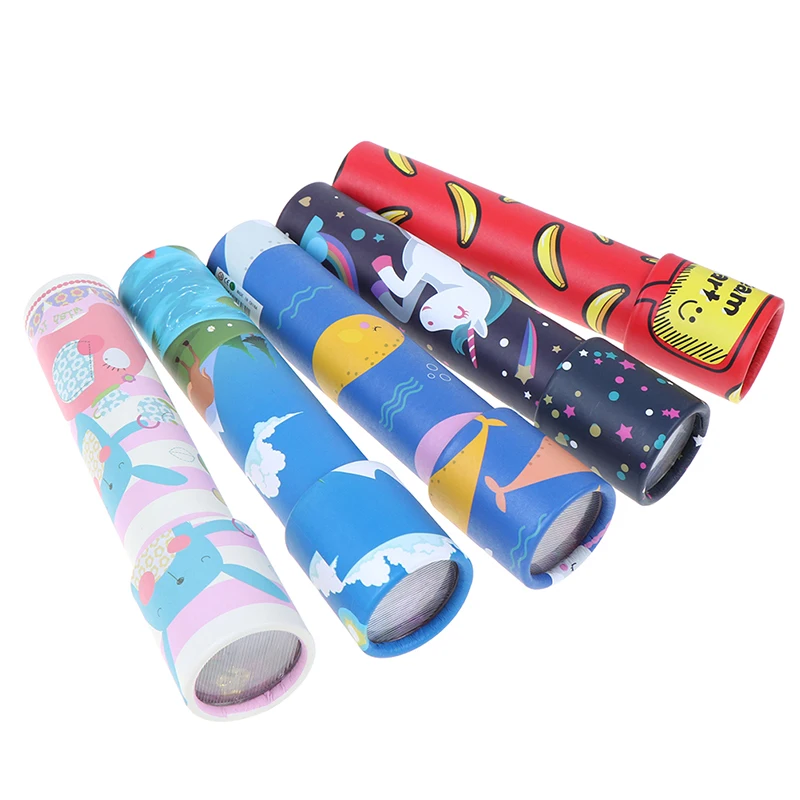 1Pc 19cm Rotating Kaleidoscope Imaginative Cartoon Prince Children Interactive Logical Magic Classic Educational Toys for Kids | Игрушки и