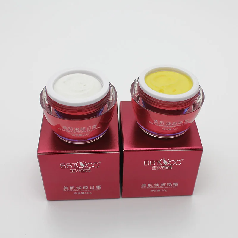 Free Shipping Melanin Removing Freckle Speckle Whitening Anti Wrinkle Day Cream+Night Cream Dark Spot  Acne TreatmentCream Set